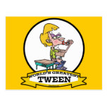 WORLDS GREATEST TWEEN GIRL CARTOON POST CARDS