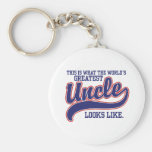 World's Greatest Uncle Key Chain