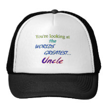 Worlds Greatest Uncle Mesh Hat