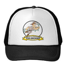 WORLDS GREATEST VINE SWINGER MEN CARTOON HAT