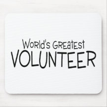 Worlds Greatest Volunteer Mouse Pad