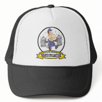 WORLDS GREATEST WASTE COLLECTOR MEN CARTOON MESH HAT
