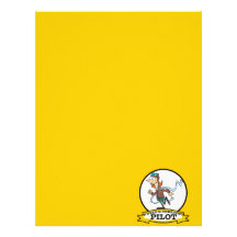 WORLDS GREATEST WOMAN PILOT CARTOON CUSTOMIZED LETTERHEAD