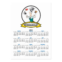 WORLDS GREATEST WORKAHOLIC MEN II CARTOON BUSINESS CARDS