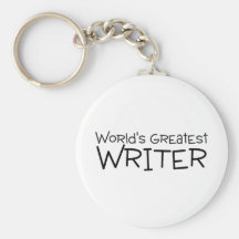 Worlds Greatest Writer Keychain