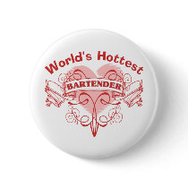 World's Hottest Bartender Pins