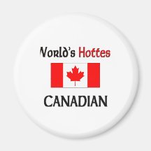 World's Hottest Canadian Refrigerator Magnets