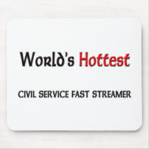Worlds Hottest Civil Service Fast Streamer Mouse Mats