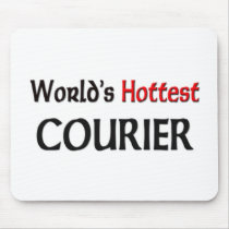 Worlds Hottest Courier Mouse Mats