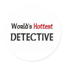 Worlds Hottest Detective Stickers