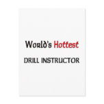 Worlds Hottest Drill Instructor postcards