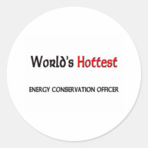 Worlds Hottest Energy Conservation Officer Sticker