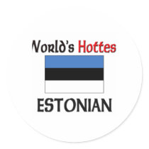 World's Hottest Estonian Sticker