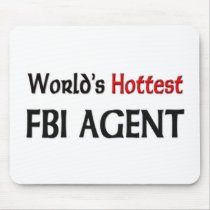 Worlds Hottest Fbi Agent Mouse Pads