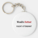 Worlds Hottest Flight Attendant Key Chain