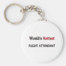 Worlds Hottest Flight Attendant Key Chain