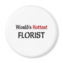 Worlds Hottest Florist Fridge Magnets