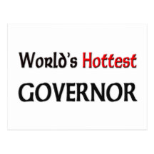Worlds Hottest Governor Postcard