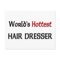 Worlds Hottest Hair Dresser Postcard