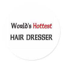 Worlds Hottest Hair Dresser Stickers