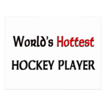 Worlds Hottest Hockey Player Post Card