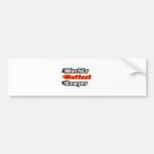 World's Hottest Lawyer Bumper Sticker