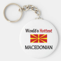 World's Hottest Macedonian Keychain