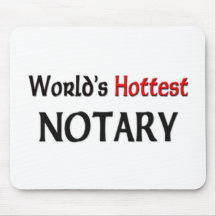Worlds Hottest Notary Mouse Mats