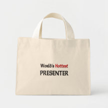 Worlds Hottest Presenter Canvas Bag