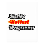 World's Hottest Programmer Postcard
