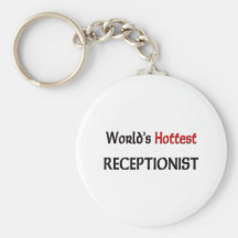 Worlds Hottest Receptionist Key Chain