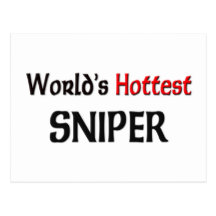 Worlds Hottest Sniper Post Card