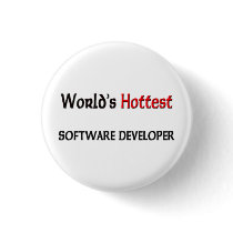 Worlds Hottest Software Developer Buttons