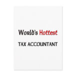 World's Hottest Tax Accountant postcards