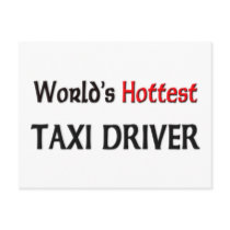 World's Hottest Taxi Driver Postcard