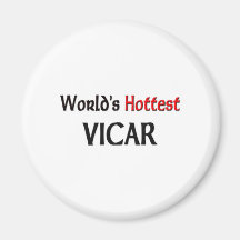 World's Hottest Vicar Fridge Magnet