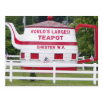 World's Largest Teapot postcards