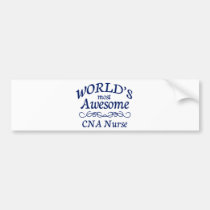 World's Most Awesome CNA bumper stickers