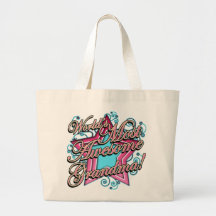 Worlds Most Awesome Grandma Tote Bag