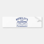 World's Most Awesome Paraeducator Bumper Sticker