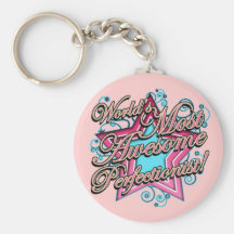 Worlds Most Awesome Perfectionist Keychain