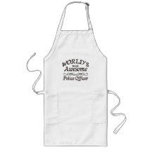 World's Most Awesome Police Officer Apron