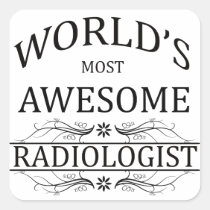 World's Most Awesome Radiologist stickers