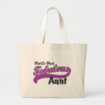 World's Most Fabulous Aunt Canvas Bag
