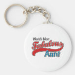 World's Most Fabulous Aunt Keychains