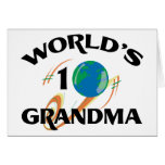 World's Number One Grandma Greeting Cards