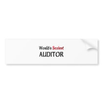 World's Sexiest Auditor Bumper Stickers