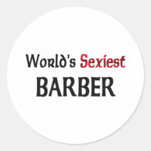 World's Sexiest Barber Sticker