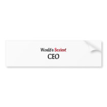 World's Sexiest Ceo Bumper Sticker