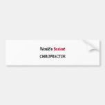 World's Sexiest Chiropractor Bumper Sticker